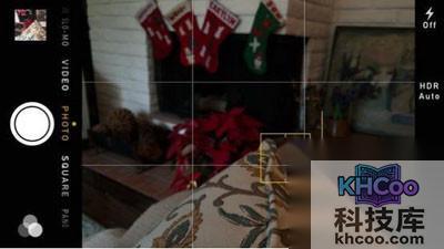 iPhone拍照小技巧;按住焦点启用AF锁定功能