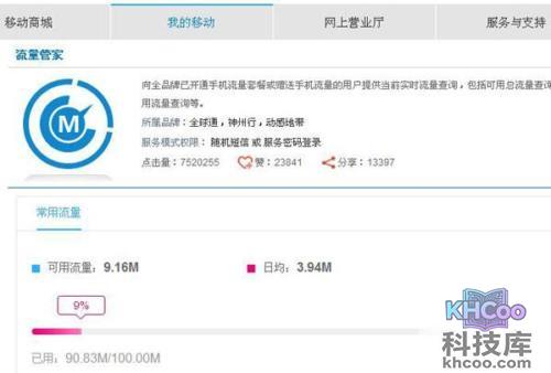 中国移动用户怎么查看手机流量3-1