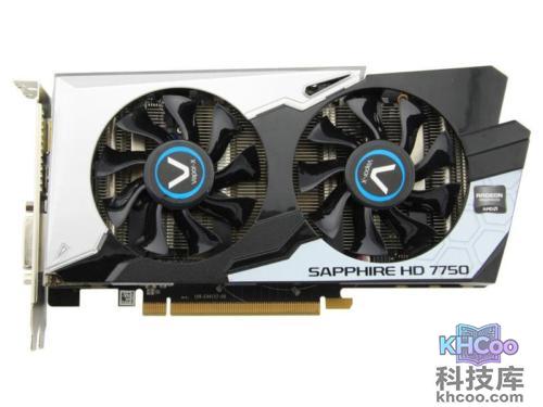 蓝宝石HD7750 1G GDDR5黑钻版OC