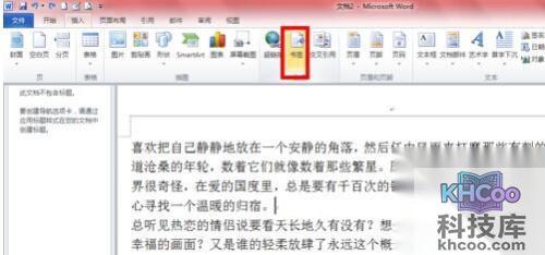 Word2010如何添加书签3