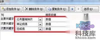 Excel表格排序升级版_添加条件后确定