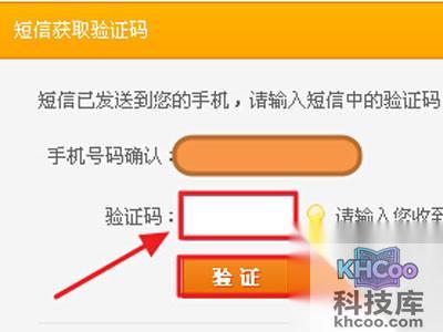 选择手机验证并确认