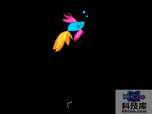 有的时候出现等后金鱼的界面