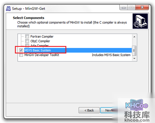 【mingw】所以需要 MSYS