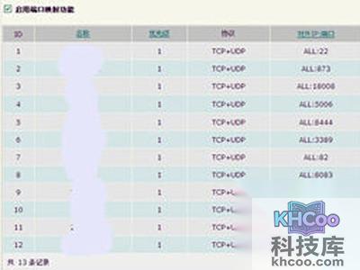 然后在软件路由里面做端口映射