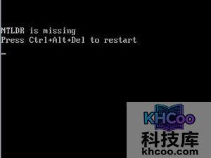 开机提示ntldr is missing的原因和解