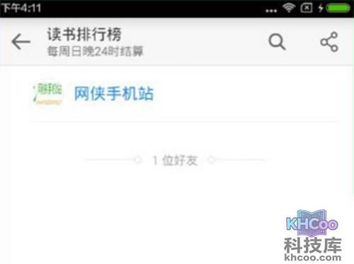 点击个人中心的好友排名