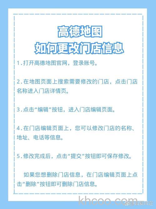 高德地图修改店铺名称怎么弄 高德地图修改店铺名称的操作方法【介绍】