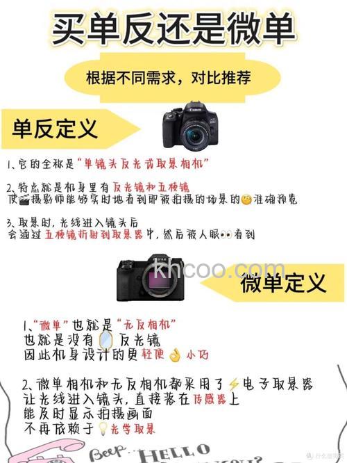 微单和单反有什么区别 微单和单反区别说明【详解】