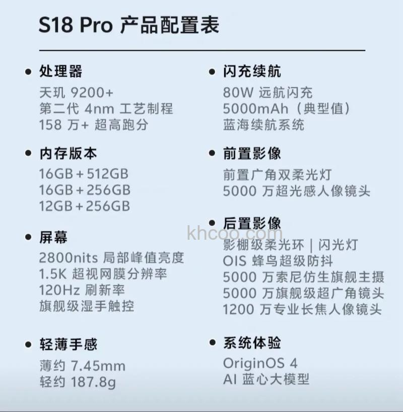 vivoS18Pro前置有柔光灯吗 vivoS18Pro配置介绍【详解】