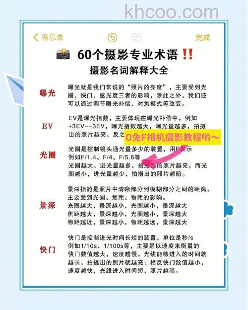 摄影有什么基本名词 摄影十大基本名词解析