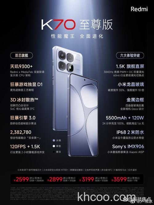 红米k70e大概多少钱 红米K70系列怎样【详解】