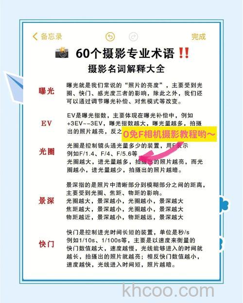 摄影术语有哪些 最基本的摄影术语解读【详细介绍】