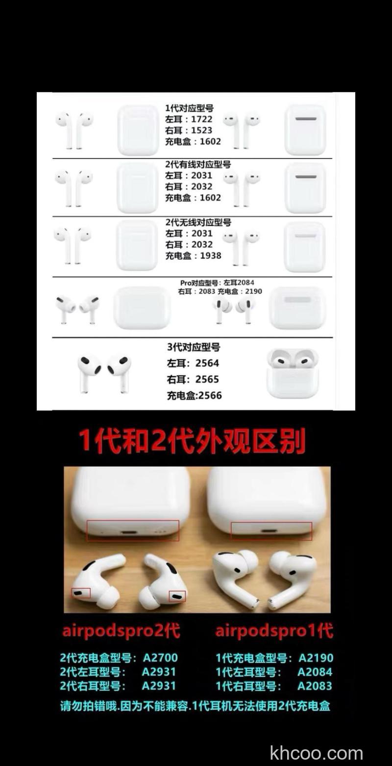 airpods一代二代外观有什么区别 airpods一代二代外观差异【详解】