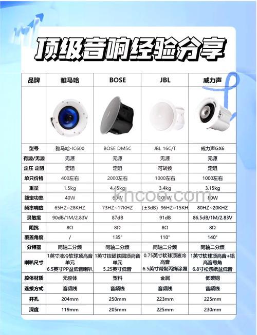 音响什么品牌好 音响品牌推荐【详解】