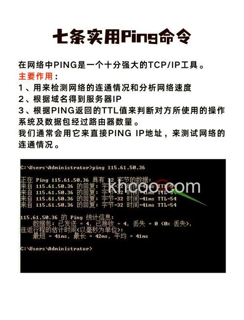 如何使用Ping命令