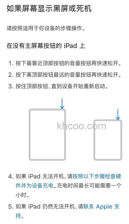 ipad黑屏按不亮怎么回事 ipad黑屏按不亮解决方法【详解】