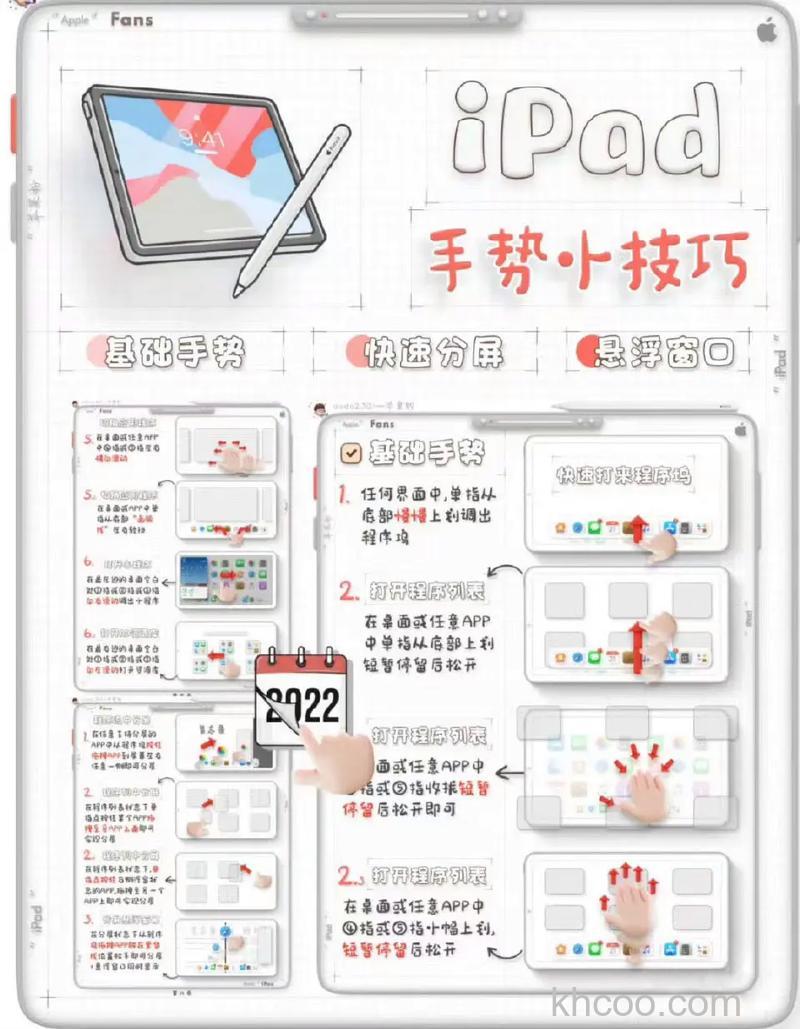iPad有哪些操作手势 iPad操作手势介绍【详解】