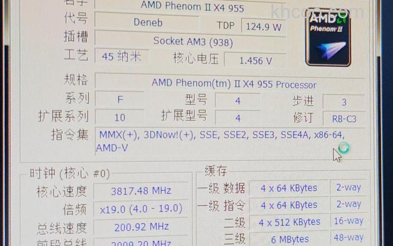 羿龙II X4 955的一级缓存是多少