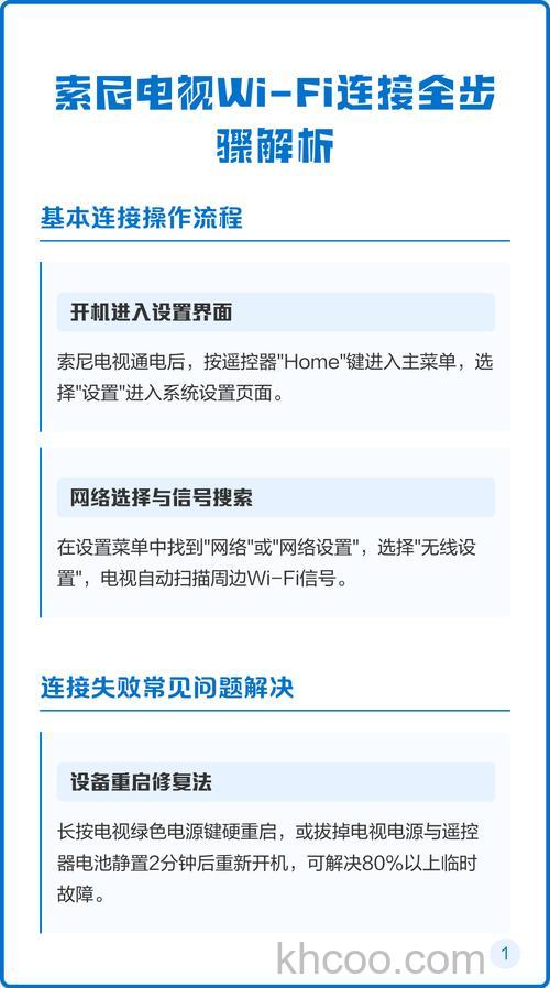 索尼电视怎么连接wifi 索尼电视连接wifi方法【教程】