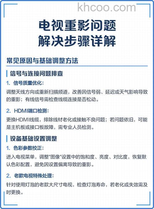 电视出现重影怎么处理 电视出现重影解决方法