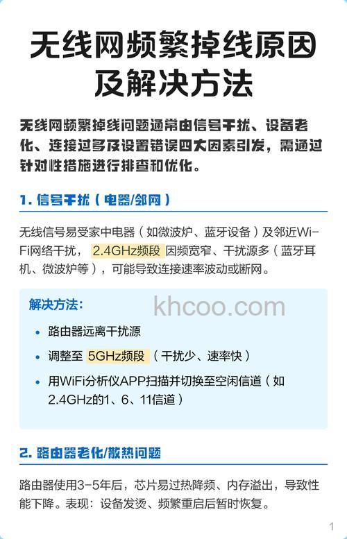 无线网络频繁断线原因和解决方法