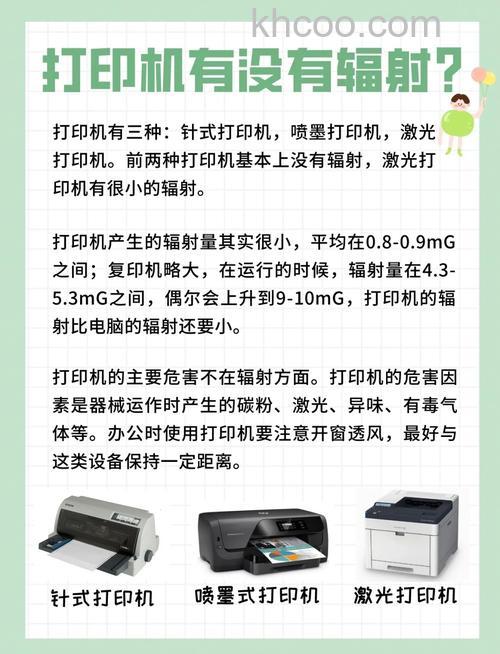 打印机有没有辐射?