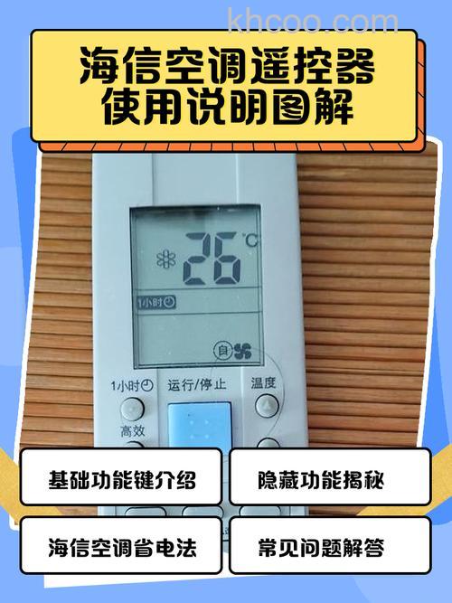 海信空调遥控器制冷图标照片的含义介绍【详解】