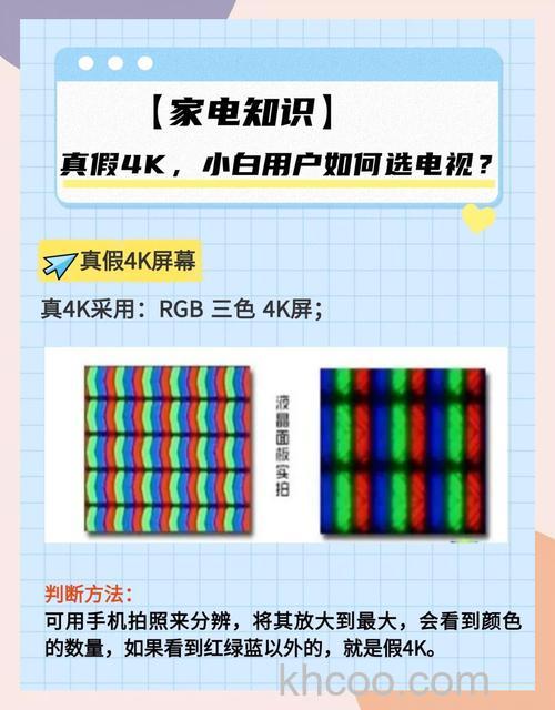 4k电视真假怎么辨别 真假4K怎么分辨【详解】