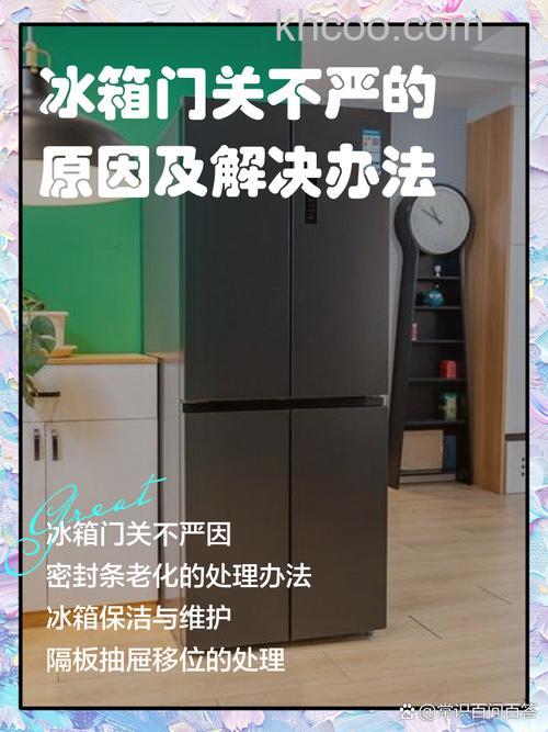 电冰箱门关不住怎么办 电冰箱门关不住解决方法 【详解】