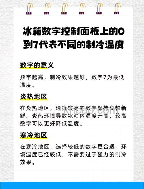 冰箱保温里面的数字代表什么 冰箱保温里面的数字含义介绍【详解】
