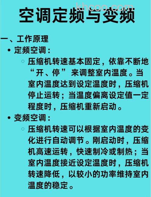 空调变频与定频有什么区别 空调变频与定频性能比较【详解】