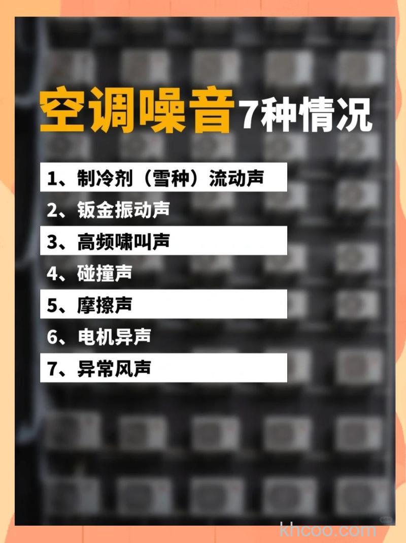 空调声响的跟打电钻似的噪音污染的严重性【详解】