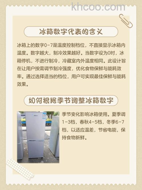 冰箱数字越大制冷效果越好吗【详解】