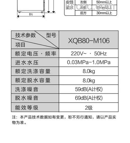 八公斤全自动洗衣机能洗多大件 使用八公斤全自动洗衣机注意事项【详解】