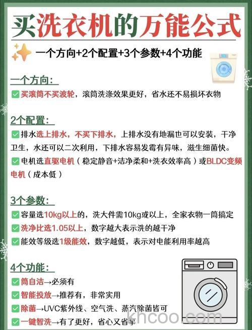 购买洗衣机时如何选择合适的功率 购买洗衣机功率的选择方法【详解】