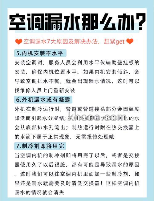 空调外机滴水是什么原因 空调外机漏水处理方法【详解】