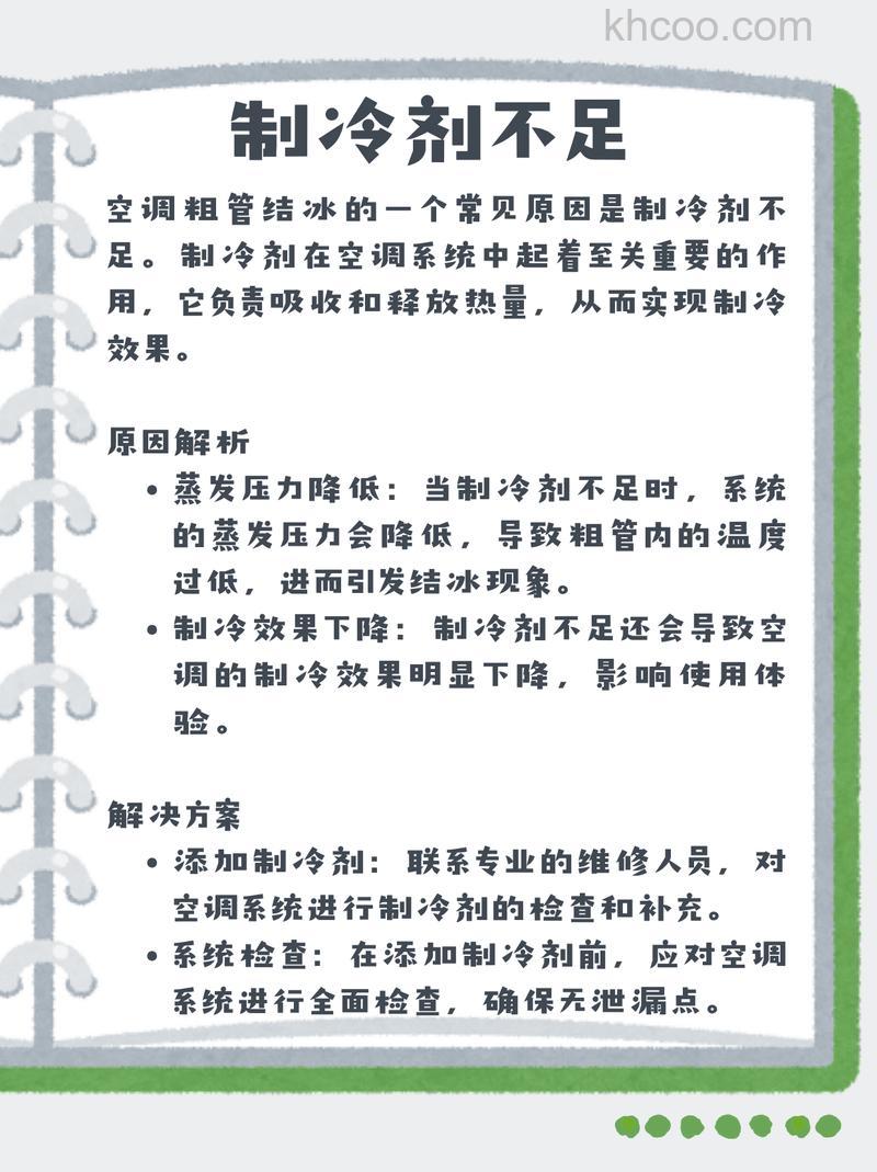 空调粗管结冰什么故障 空调粗管结冰故障分析【详解】