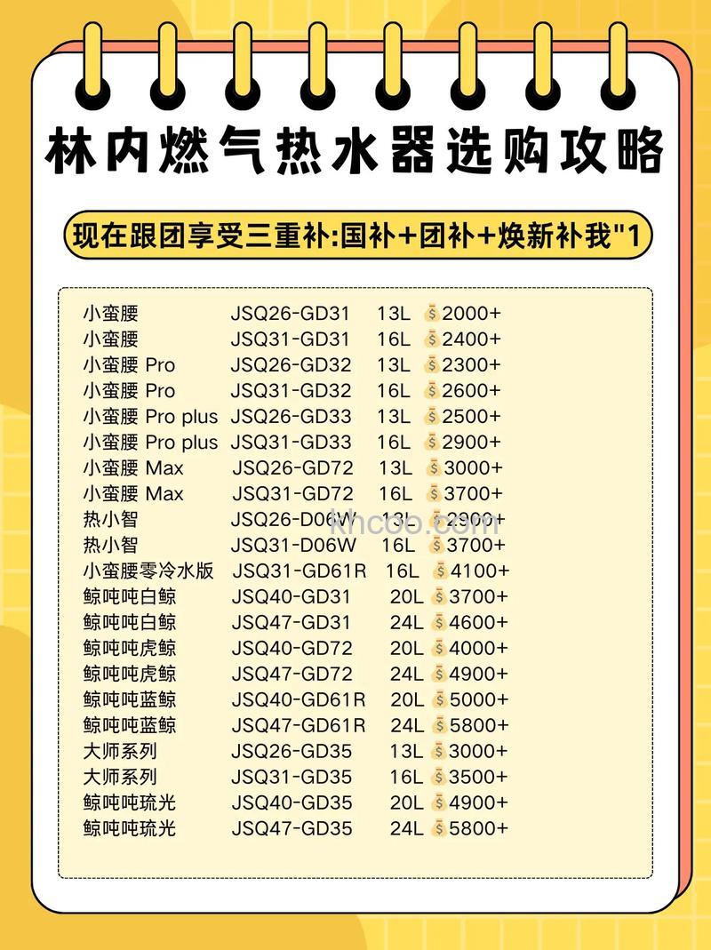 林内热水器产品型号有哪些 林内热水器产品型号介绍【详解】