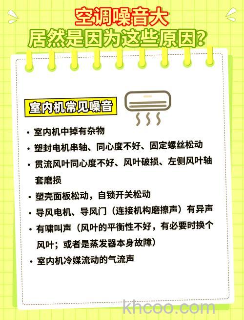 空调室内机噪音大是什么原因 空调室内机噪音大解决方法【详解】
