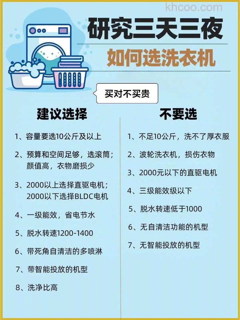 如何挑选洗衣机洗的干不干净 洗衣机的挑选方法【详解】