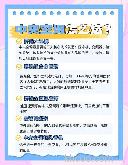 中央空调如何选购 中央空调选购小技巧【详解】