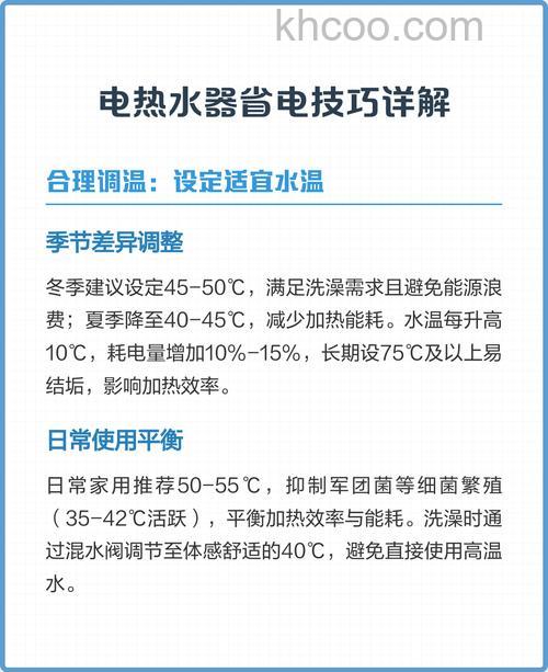 电热水器怎样使用才更省电 电热水器省电技巧【详解】