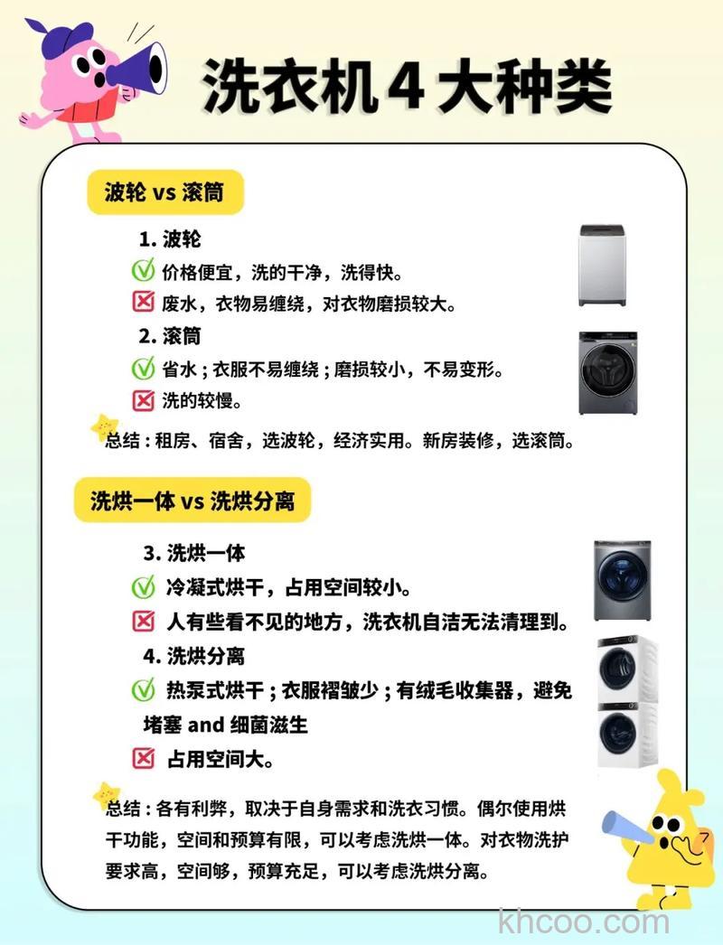 购买洗衣机需要注意哪些 购买洗衣机需要注意事项【详解】