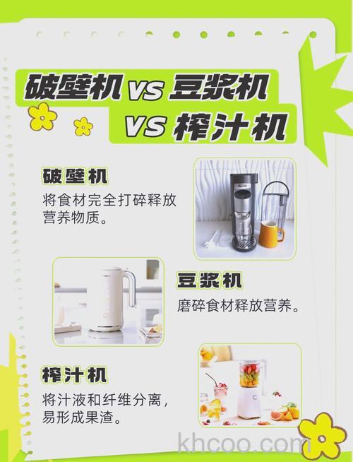 豆浆机和破壁机有什么区别 豆浆机和破壁机谁更实用【详解】