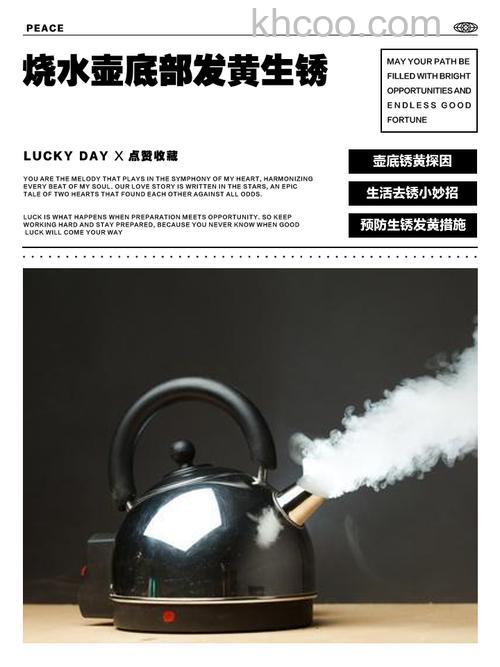 电热水壶底部有锈斑如何解决 电热水壶底部有锈斑的解决方法及注意事项【详解】