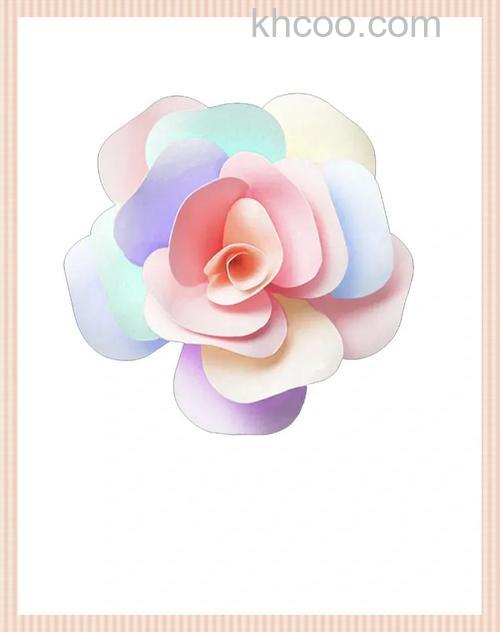 ps如何简单制作漂亮的彩色花瓣