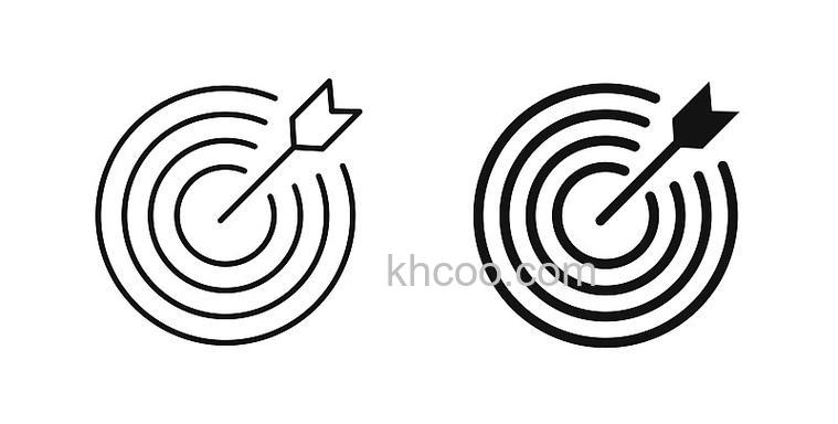 用PS单色填充制作一个靶心