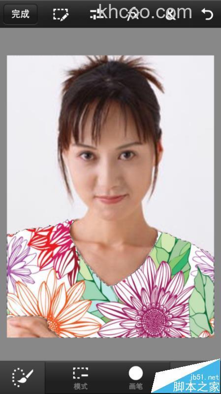 Photoshop手机版怎么给白衬衫添加花纹 Photoshop手机版给白衬衫添加花纹方法【详解】