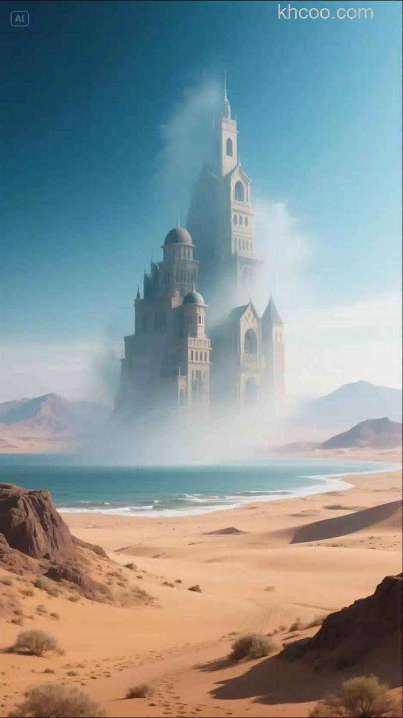 PS怎么制作沙漠中的海市蜃楼